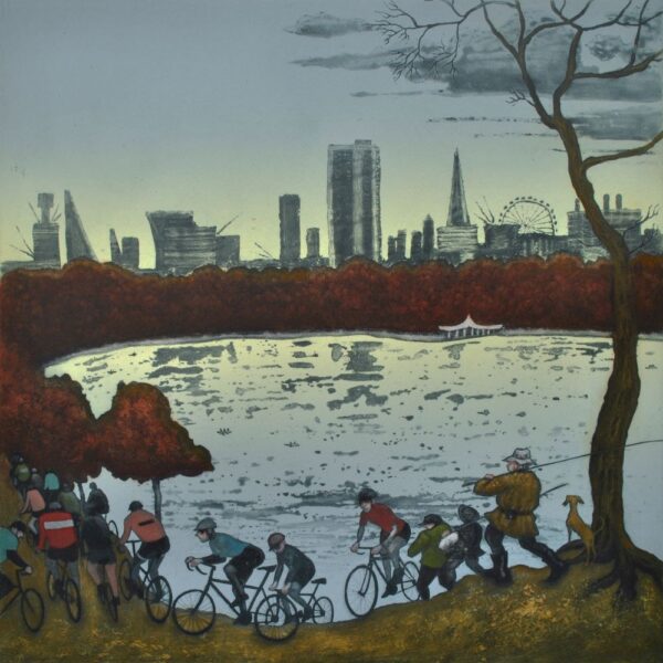 The Serpentine, Hyde Park - Autumn, after Bruegel