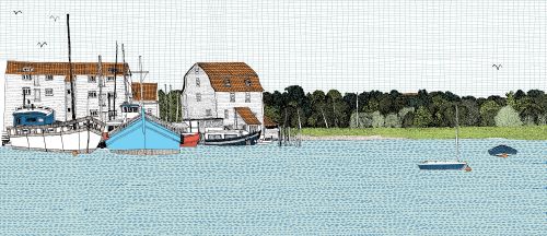 Woodbridge Quay and Tide Mill