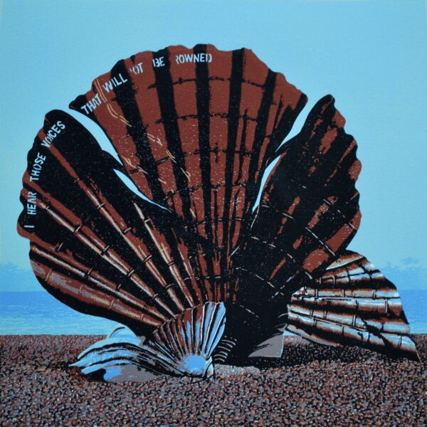 Maggi Hambling 's Scallop Shell, Aldeburgh