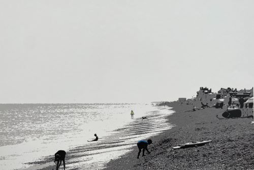 Figures on the Beach