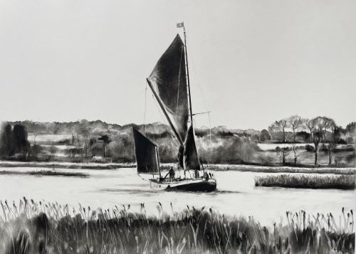 Thames Barge on the Alde