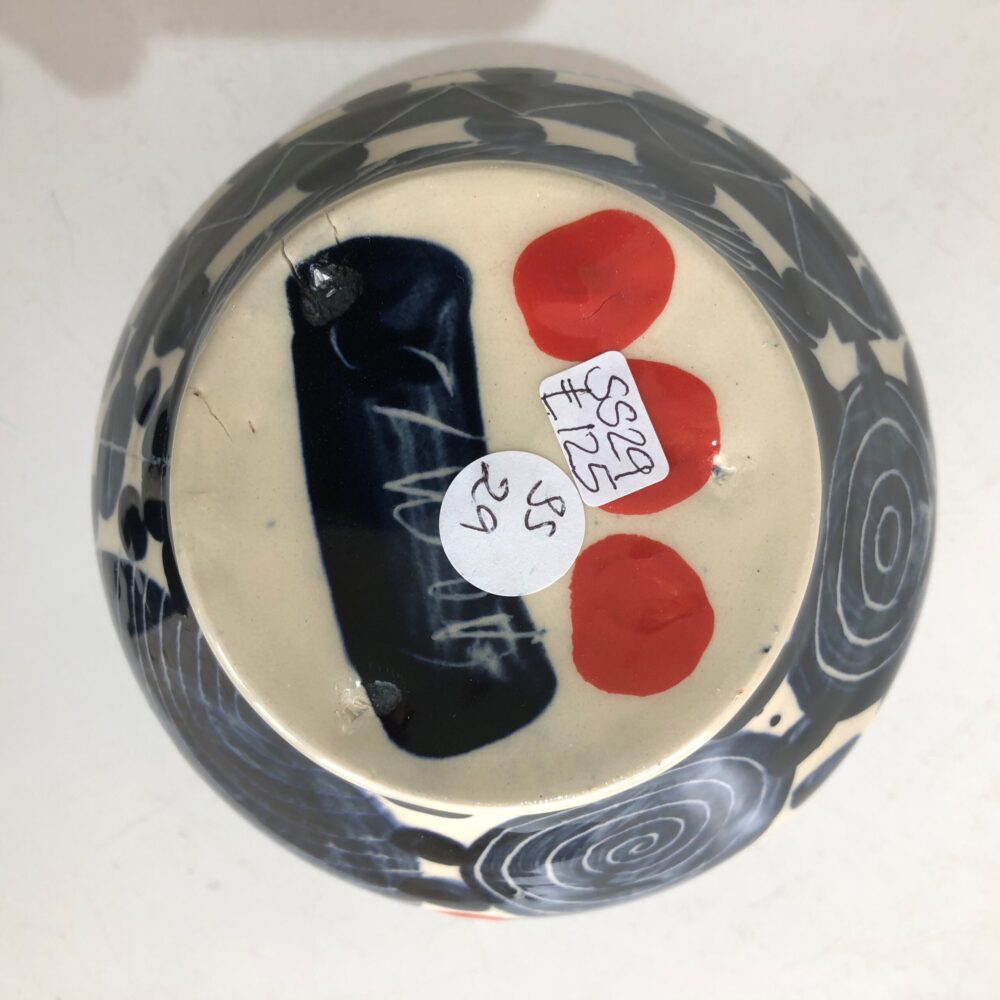 Earthenware Vase Small Rounded (SS29) - Image 4
