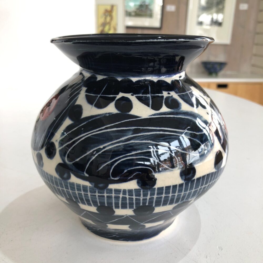 Earthenware Vase Small Rounded (SS29) - Image 2