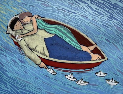 Love notes and little boats