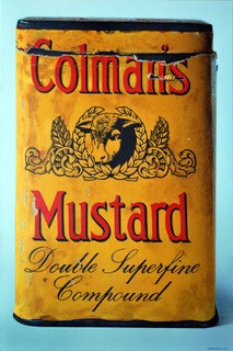 Old Mustard Tin
