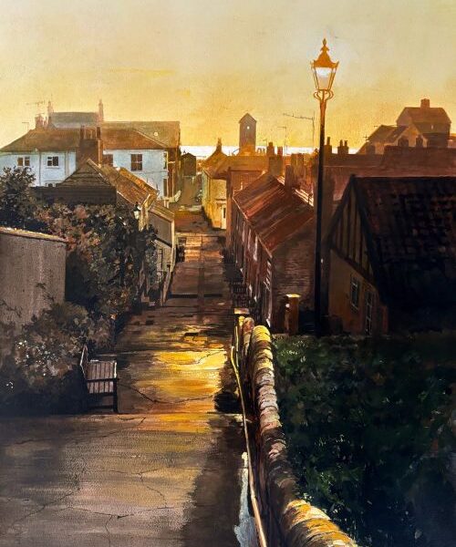 Aldeburgh Town Steps, Early Morning
