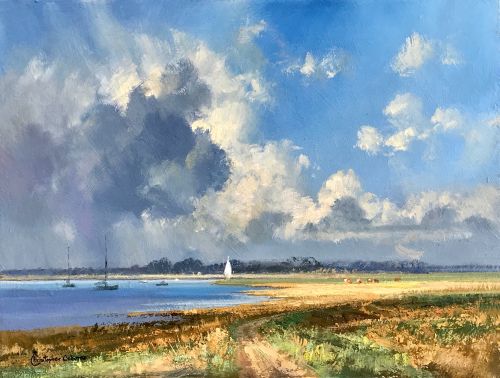 Looking West, Aldeburgh Estuary