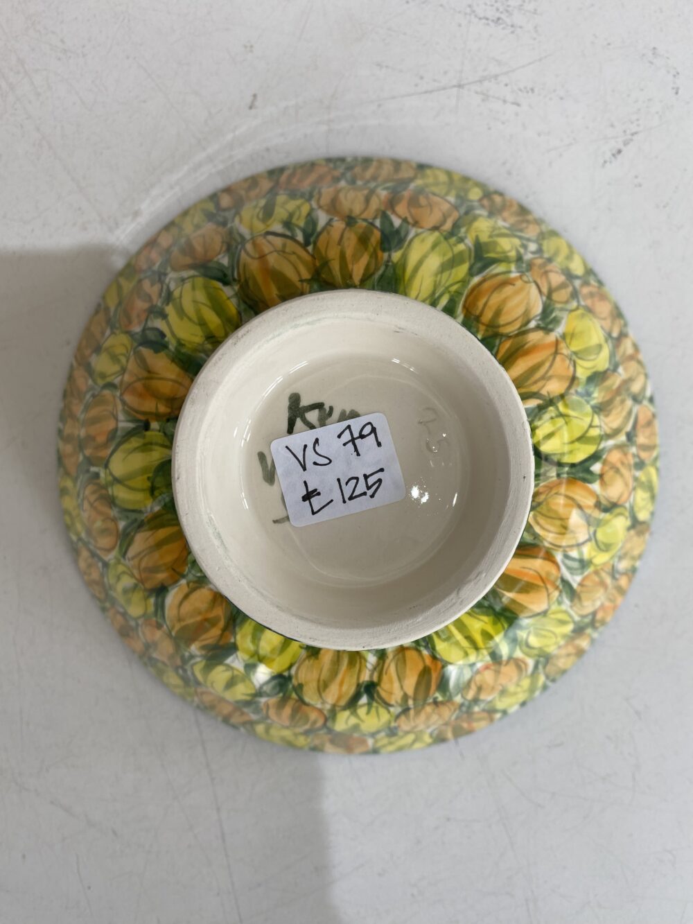 8" Bowl Sml. Yellow/Orange Tulips (VS79) - Image 2
