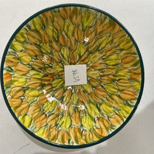 8" Bowl Sml. Yellow/Orange Tulips (VS78)