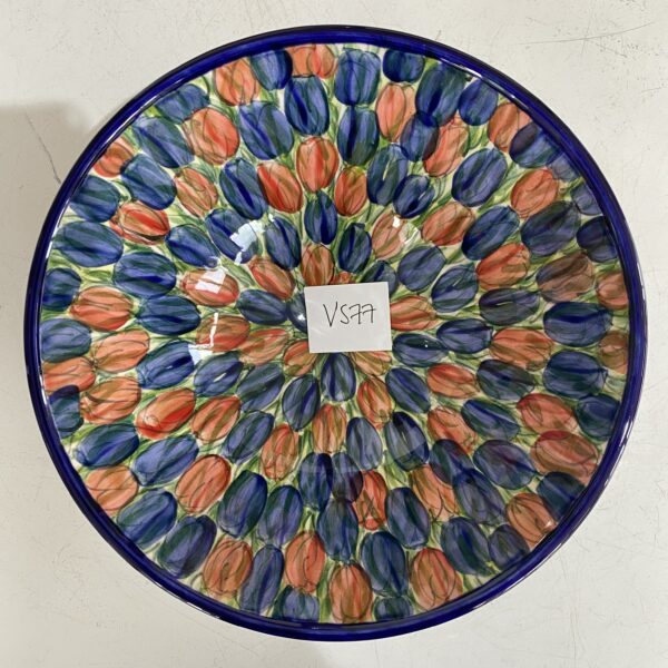 8" Bowl Sml. Tulip Blue (VS77)