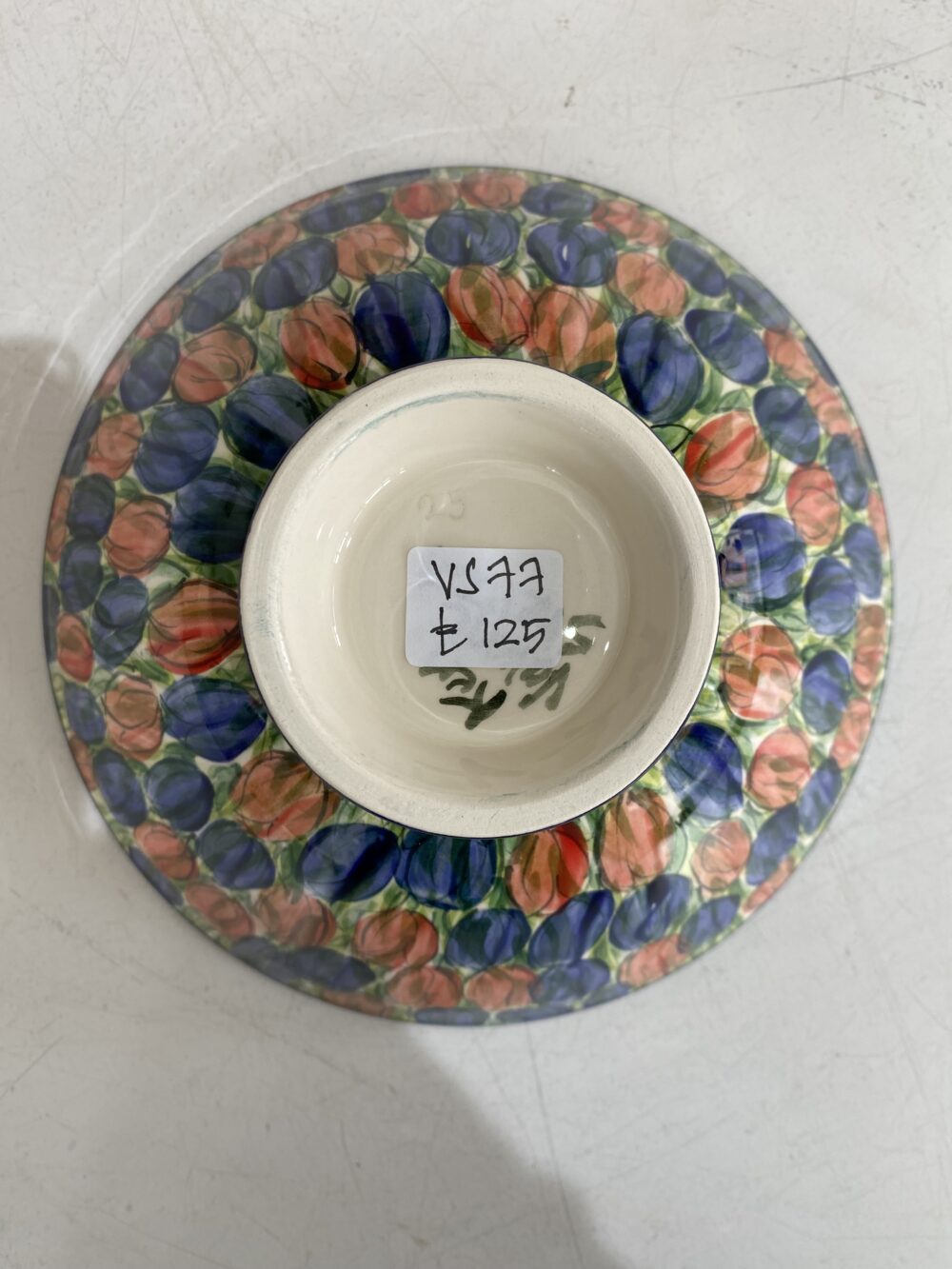 8" Bowl Sml. Tulip Blue (VS77) - Image 2