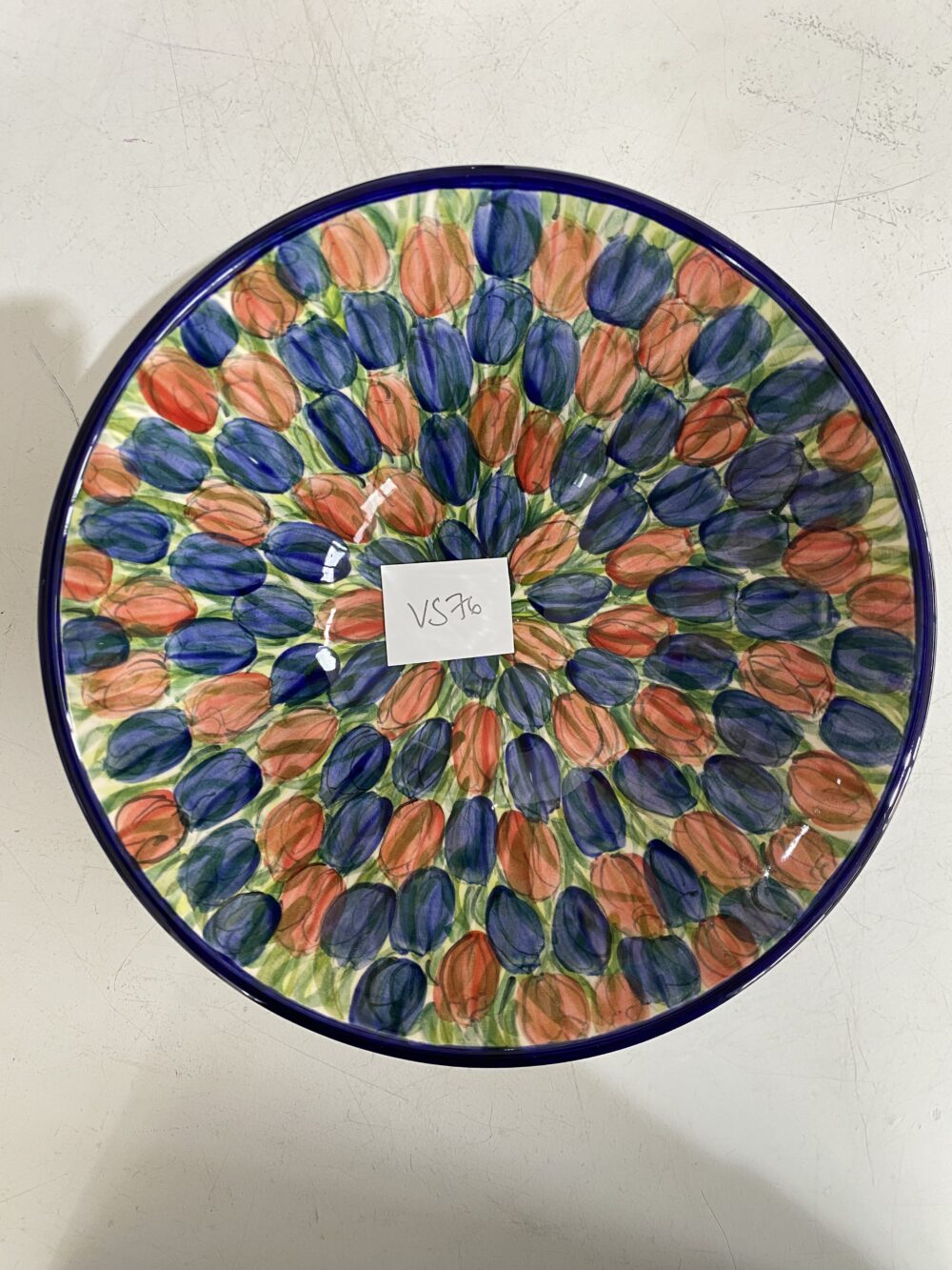 8" Bowl Sml. Tulip Blue (VS76)