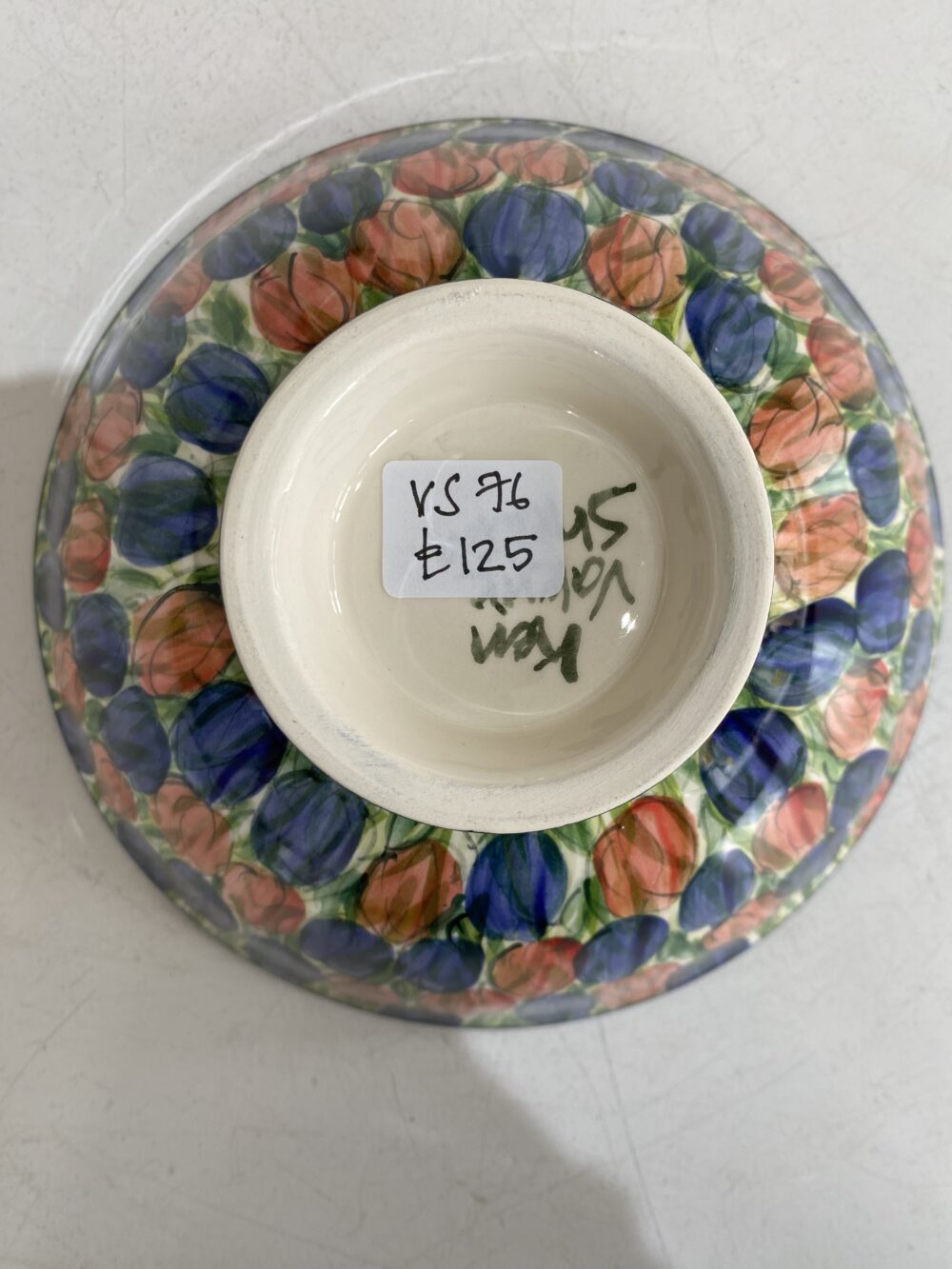 8" Bowl Sml. Tulip Blue (VS76) - Image 3