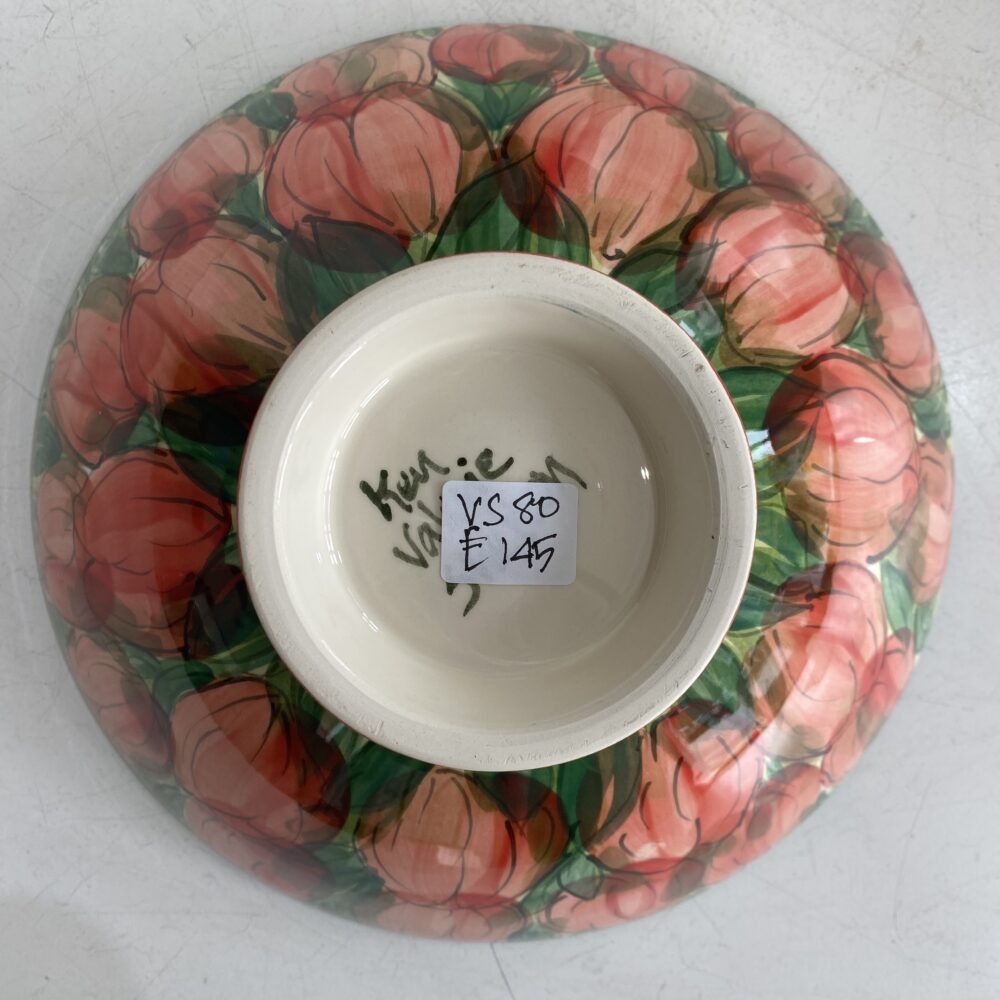 10" Bowl Tulips Red (VS80) - Image 3