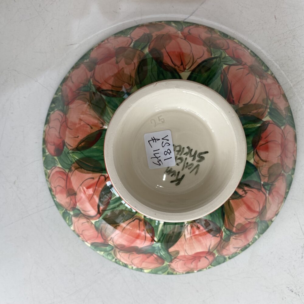 10" Bowl Tulips Red (VS81) - Image 2