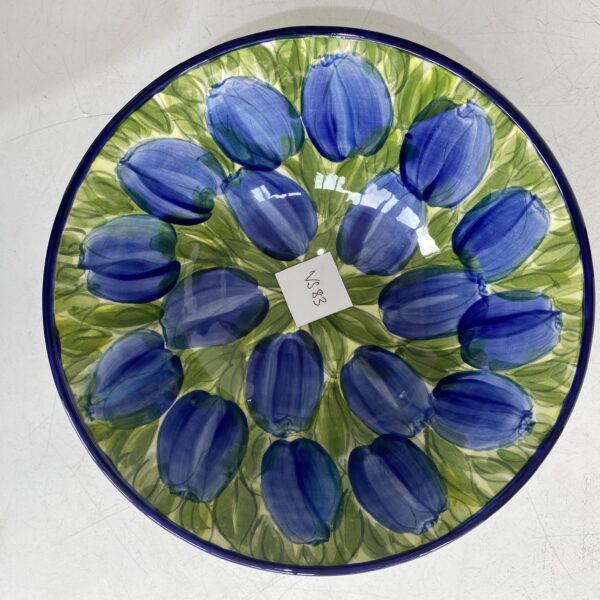 10" Bowl Tulips Blue (VS83)