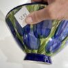 10" Bowl Tulips Blue (VS83) - Image 3