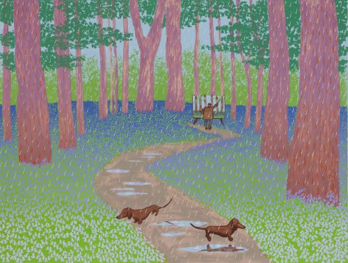 Hockney's Dogs - Spring