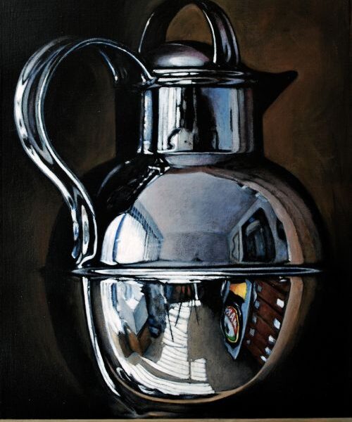 Silver Jug in the Studio