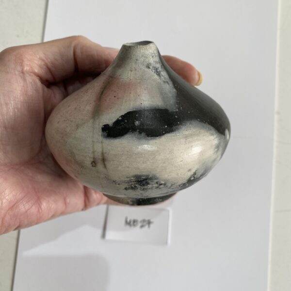 ME27 Pit Fired Ceramic Vessel, Stoneware.
