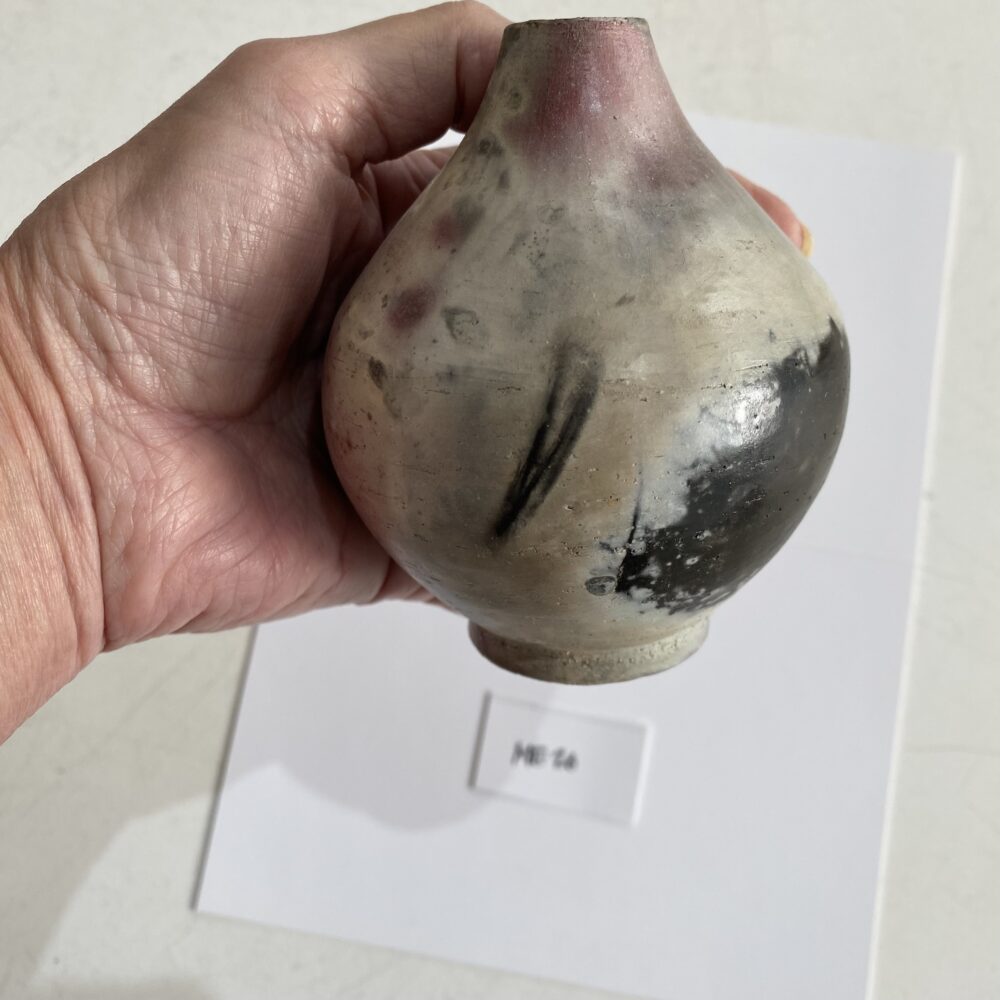 ME26 Pit Fired Ceramic Vessel, Stoneware.