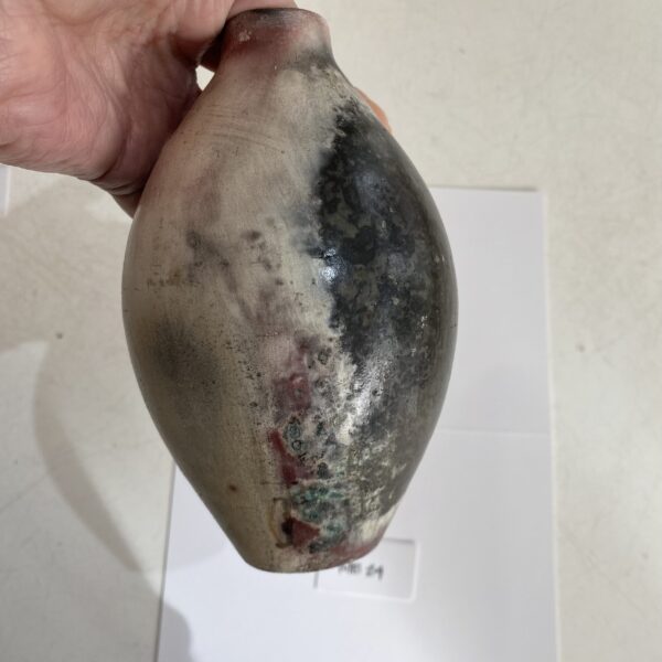ME24 Pit Fired Ceramic Vessel, Stoneware.