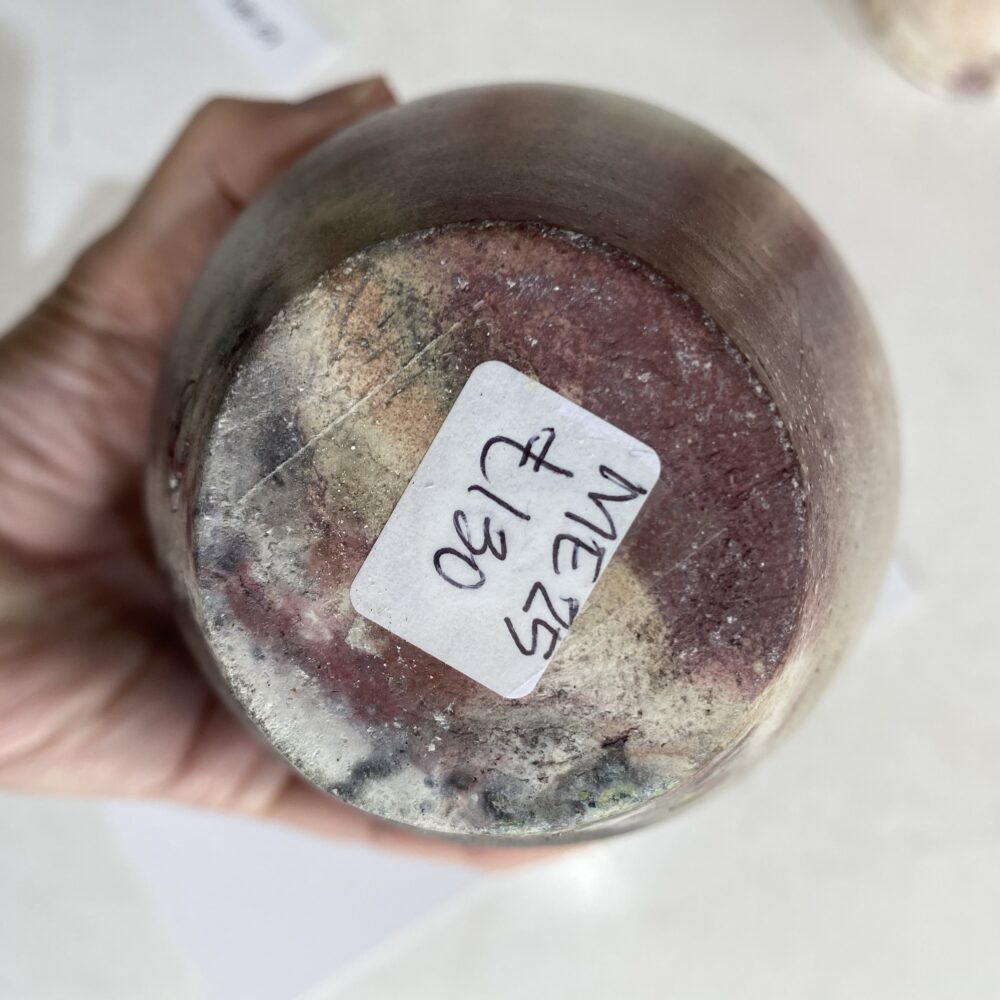 ME25 Pit Fired Ceramic Vessel, Stoneware. - Image 4