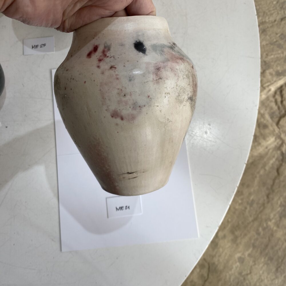 ME21 Pit Fired Ceramic Vessel, Stoneware. - Image 5