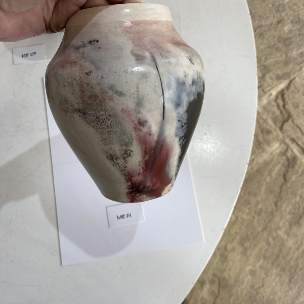 ME21 Pit Fired Ceramic Vessel, Stoneware. - Image 3